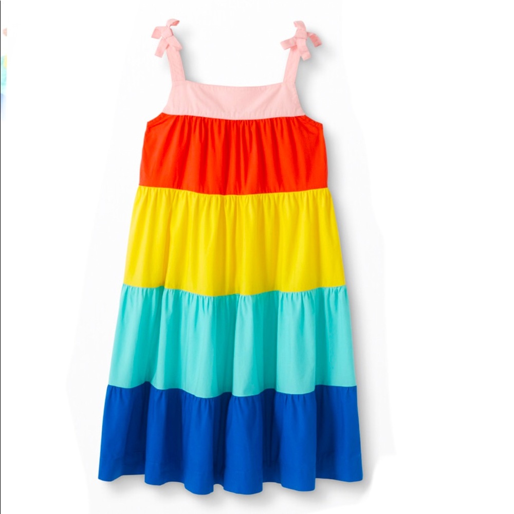 Hanna Andersson Colorblock Twirl Dress